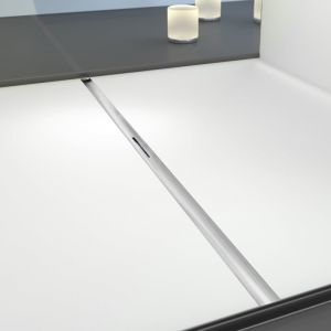 Kessel Linearis Infinity 60 Caniveau de douche, set complet, pour une installation à plat DN 40, 45300.14,