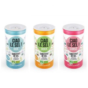 Aromandise Trio de susbtituts de sel : Doux,Corsé et Iodé