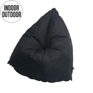 The home deco factory HOME DECO Factory Pouf Fizz - Noir M2 HD6559