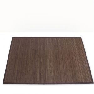 Tapis bambou 180x270 marron fonc&eacute;