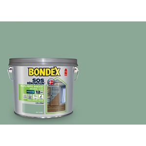 Image de Bondex Lasure opaque pour rénovation volets - Vert olivier satin - 2,5 L
