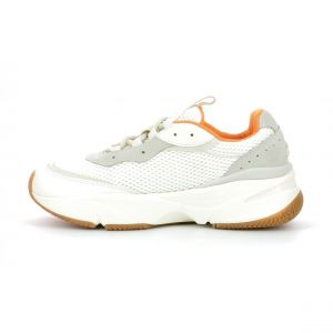 ELLESSE : Baskets Massello Suede homme - blanc - orange
