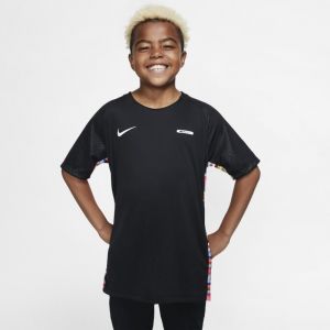 Image de Nike Haut de footballà manches courtes Dri-FIT Mercurial pour Enfant plus âgé - Noir - Taille S - Unisex