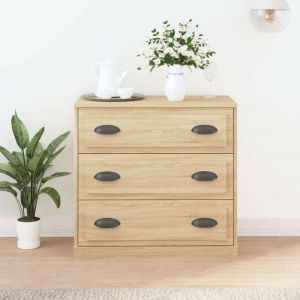 VidaXL Buffet chêne sonoma 70x35,5x67,5 cm bois d'ingénierie 816227