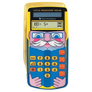 Texas instruments LPROFSOLAR Little Professor Calculatrice solaire d'apprentissage