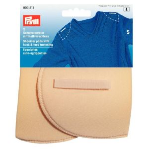 Prym Petits Coussinets de bandoulière Lot de 2 Manches avec Fermeture Crochet et Boucle, Chair