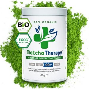 MatchaTherapy 90+ | BIO Matcha Gr&uuml;ntee aus Japan | Laborgepr&uuml;ft: min. 90mg/g EGCG Antioxidantien