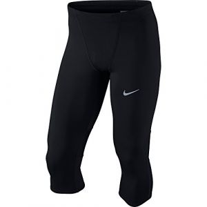 Nike Collants de course Tech 3/4 Tight Black / Reflective Silver