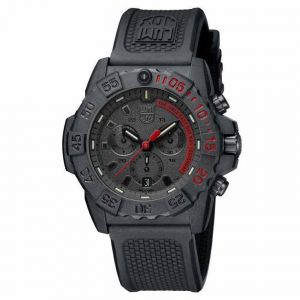 Luminox Navy Seal Chronograph 3581 45 mm Black / Red / Black - Black / Red / Black - 45 mm