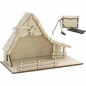 Image de Maquette crèche de Noël avec kit lumière