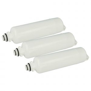 Vhbw 3x Filtre &agrave; eau cartouche compatible avec Gaggenau 400 RB472305, RF463306, RB492305, RY492305, RF463307 r&eacute;frig&eacute;rateur