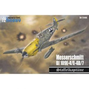 Special Hobby Maquette avion : Messerschmitt Bf 109E-4/E-4B/7 - 1/72