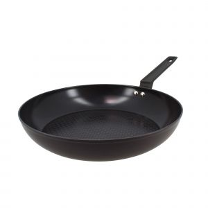 Menastyl Poêle en aluminium noir 30cm - compatible induction