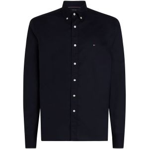 Tommy Hilfiger Chemise Poplin Flex Marine Bleu Bleu foncé taille S