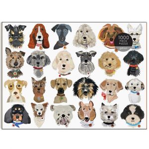 Image de Galison Puzzle 1000 pièces : Chiens en papier