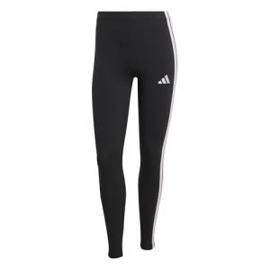 Adidas Femme ESSENTIALS 3-STRIPES COTTON LEGGINGS, black/clear pink, XS