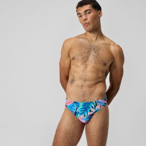 Image de Speedo Print Beachstar Brief 2" Slip de Bain pour Homme, Peacoat, 30