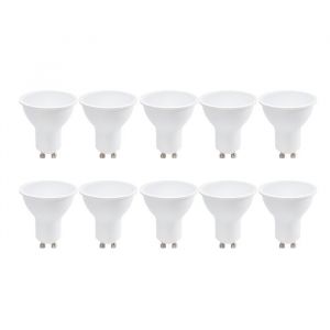 Pack 10 ampoules LED ALPINALUZ GU10 7 W 770 lm 4000K blanc froid