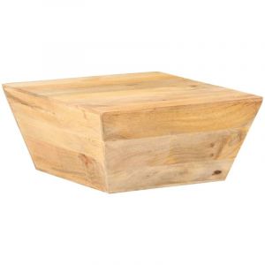 Image de VidaXL Table basse en forme de V 66x66x30 cm Bois de manguier massif