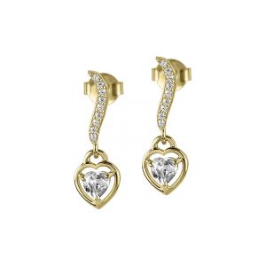 Jacques Lemans Boucles d'oreilles &agrave; fermoir &agrave; poussette SE-O120F 925 Argent