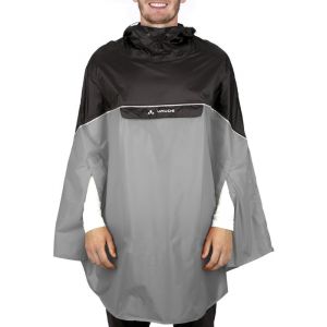 Vaude Covero II Poncho Homme Gris Clair FR : S (Taille Fabricant : S)