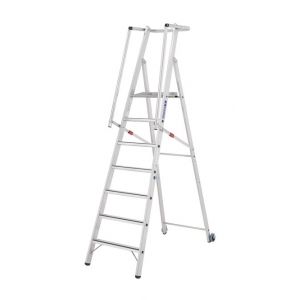 KOLOS Marchepied extra confort en Alu peint 7 marches Hauteur acc/ès 3,59 m max Tubesca