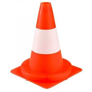 Wemas Cone de signalisation rouge/blanc 300mm Schake
