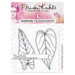 Tampon transparent Frida Kahlo : Feuilles tropicales 2