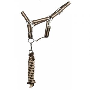 Licol pour cheval double + longe T de T