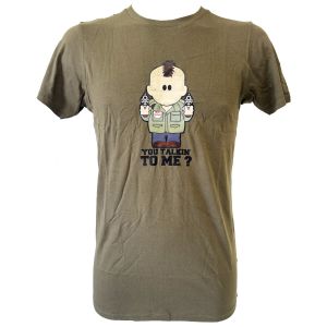 Tee Shirt Weenicons Kaki Taille S - You Talking To Me