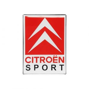 Citro&euml;n Sport Autocollant 3D Logo 65 x 46 mm