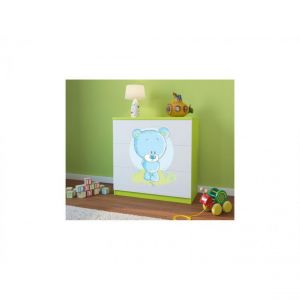 Inconnu Commode babydreams verte Ours bleu