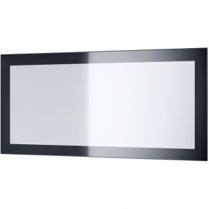 Vladon - Miroir mural miroir rectangulaire Lima V1 89 cm pour hall vestiaire salon - Noir haute brillance - Noir haute brillance