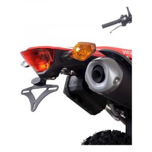 R&G Support de plaque dâ??immatriculation Racing noir Honda CRF 300 L