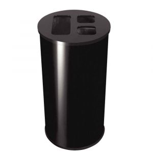 Image de Probbax Collecteur tri sélectif 60 litre noir