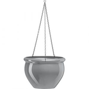 Image de Emsa Pot de fleur a suspendre SIENA NOBILE ø 26 cm - Gris nacré