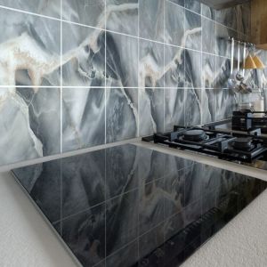 Sticker Mural Carrelage adhésif Cuisine Salle de Bain - 9 stickers carrelages marbre de topito - 9stickers10x10cm