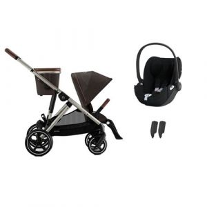 Cybex Poussette Duo Gazelle S + Cloud T I-size Chocolate Brown