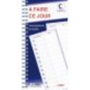 Smead Bloc spirale 120 programmes A Faire Ce Jour (140 x 297 mm)