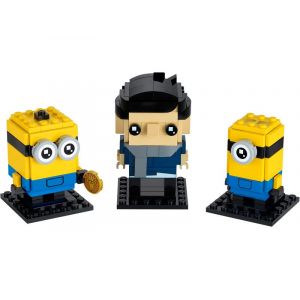 Lego Minions 40420 Brickheadz Gru, Stuart et Otto