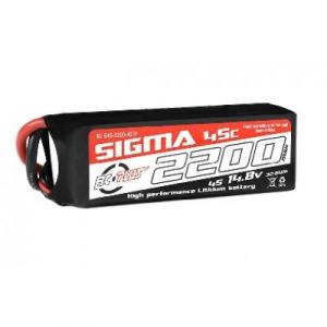 LiPo Sigma 45C - 2200 mAh - 4S1P - 14.8V - XT-60 - RC Plus