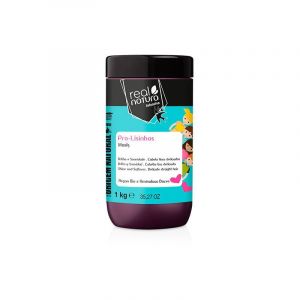 Real natura Mascarilla capilar Pro-Lisinhos anti frizz 1kg - Cabellos lisos y delicados