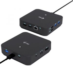 i-tec Station d'accueil - USB-C / USB4 / Thunderbolt 3 / Thunderbolt 4 / Thunderbolt 5 - 2 x HDMI, DP++ - 1GbE
