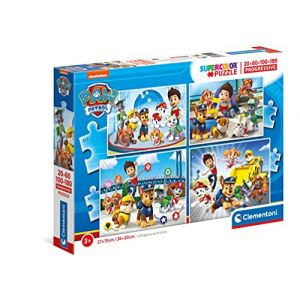 Clementoni Puzzle 20+60+100+180 pièces - pat'patrouille