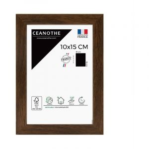 Ceanothe Cadre photo ébène 10x15 cm résine recyclée