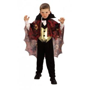 Déguisement vampire avec cape Halloween (taille au choix)