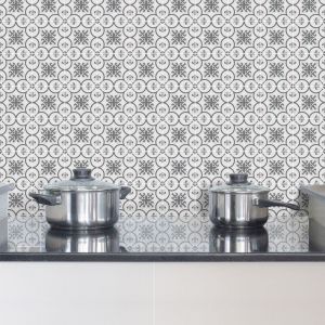 Sticker Mural Carrelage adhésif Cuisine Salle de Bain - 24 STICKERS CARRELAGES AZULEJOS REGINA - 24stickers10x10cm