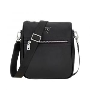 Image de Guess Sacoche Milano saffiano Homme Noir