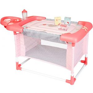 Color Baby COLORBABY Lit bébé Poupées, Lit à Langer poupées, Accessoires de poupée Bébé, Jouet pour Enfants 3 Ans, Matelas à Langer