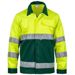 Vito Blouson de travail haute visibilité Taille L Jaune fluo 5 poches